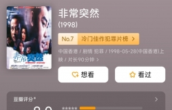 非常突然 1998 港版蓝光国粤双语简繁中字 刘青云 任达华 蒙嘉慧